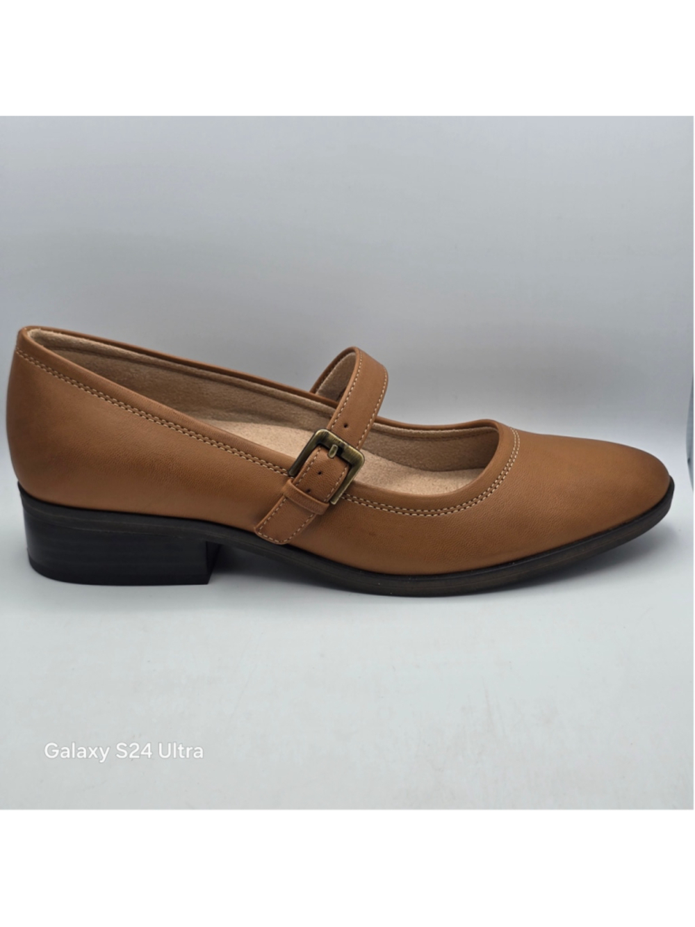 Women's Soul Naturalizer Mary Jane Flats, Tan and Black women's 8.5